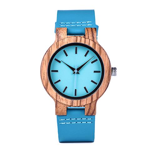 Bamboo Blue Watch