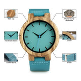 Bamboo Blue Watch