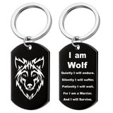 'I am a Wolf' Military Dog Tag