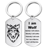 'I am a Wolf' Military Dog Tag